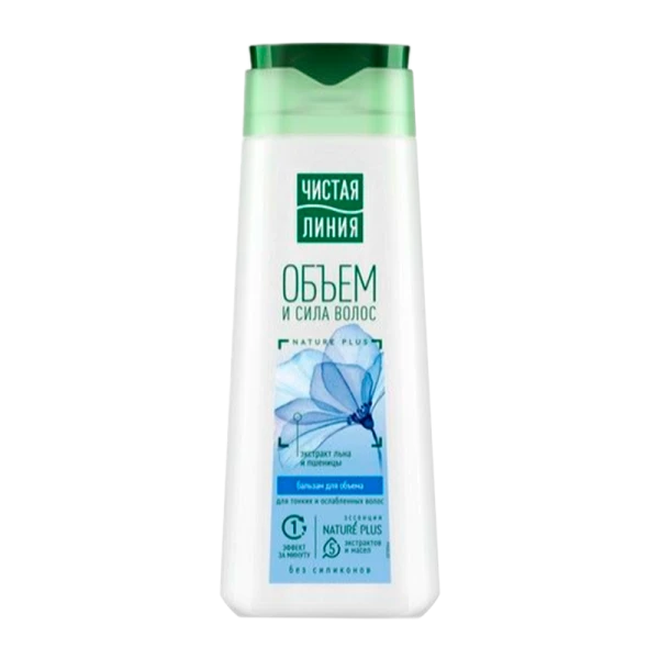Бальзам для волос Чистая линия Объем и Сила (1/12)
