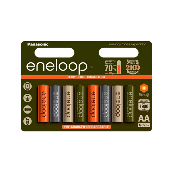 Аккумулятор предзаряженный RTU Panasonic HR6 AA PL8 NI-MH eneloop 1900mAh (8/80/320)