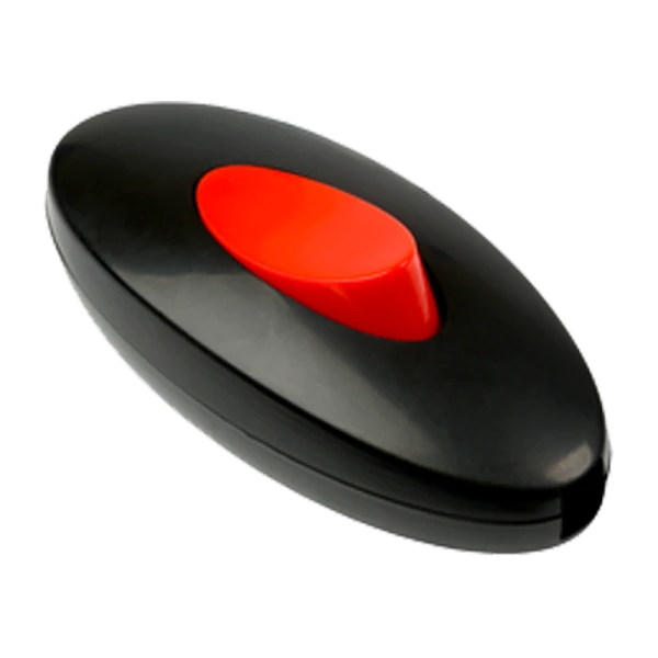 Выключатель Smartbuy, проходной черный/красный 6А 250В (SBE-06-S05-br)