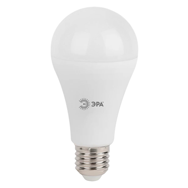 Лампа светодиодная ЭРА A65 E27 19W 4000К 170-265V груша (1/10/100)