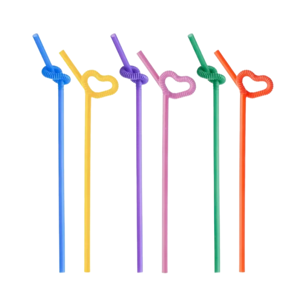 Трубочки для коктейлей Paterra ФАНТАЗИЯ&nbsp;&nbsp;d=5 мм х 210 мм цветные (1/72)