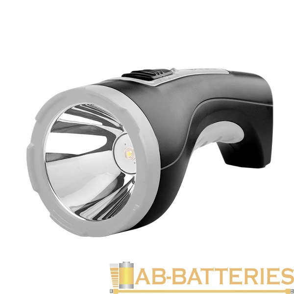 Фонарь туристический Фаzа AccuF2-L3W 3W SMD от аккумулятора прямая подзарядка черный (1/20)