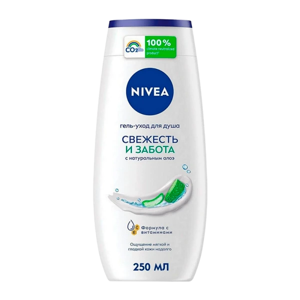 Гель для душа Nivea Свежесть и Забота 250мл