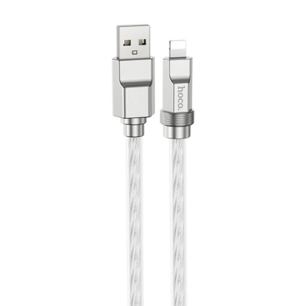 Кабель HOCO U113 USB (m)-Lightning (m) 1.0м 2.4A силикон золотой (1/22/220)