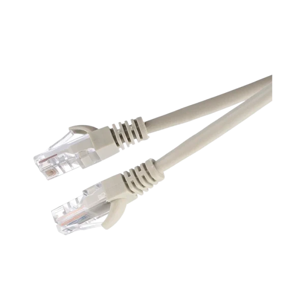 Патч-корд GoPower RJ-45 (m)-RJ-45 (m) 10.0м кат.5е ПВХ 26AWG CCA серый в пакете (1/25)
