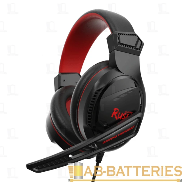 Наушники полноразмерные Smartbuy Rush BEAT'EM с микр. игровые черный красный (1/20)