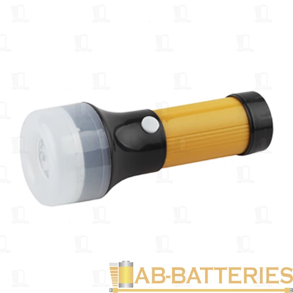 Фонарь универсальный Трофи TB10S 0.5W 10SMD+1LED от батареек черный желтый (1/25/200)