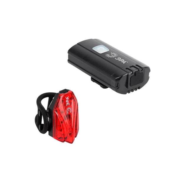 Фонарь велосипедный ЭРА VA-801 6W LED от аккумулятора IP40 2 в 1 черный (1/12/48)