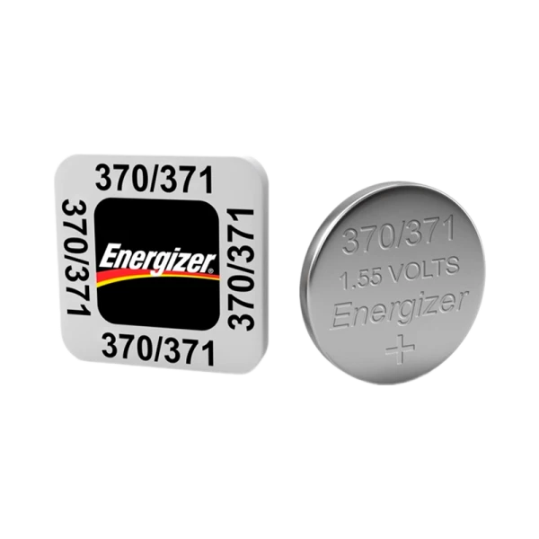 Батарейка Energizer 370/371 (SR920W/SR920SW) BL1 Silver Oxide 1.5V 0%Hg (1/10/100/1000)