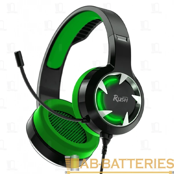 Наушники полноразмерные Smartbuy RUSH MACE с микр. игровые зеленый (1/20)