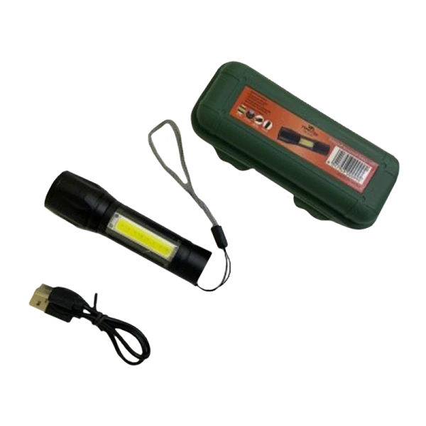 Фонарь универсальный Без бренда YM-513T(М511Т) от аккумулятора 2 режима черный