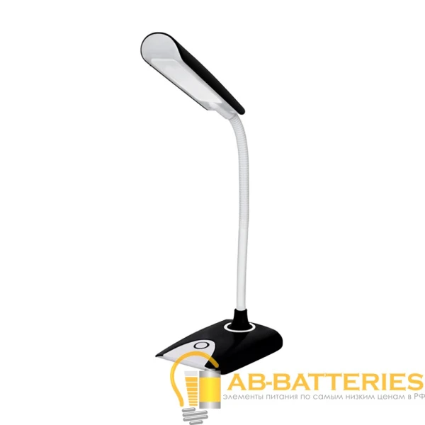 Светильник настольный Ultraflash UF-712 6W 220V 1LED на основании сенс. черный