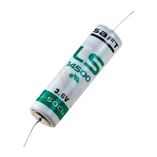 Батарейка Saft 14500 AA bulk Li-SOCl2 3.6V с аксиальными выводами (1/20/400)
