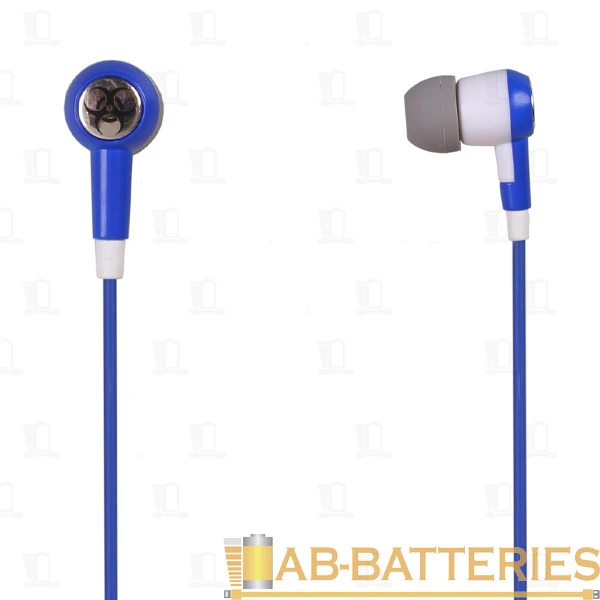 Наушники внутриканальные Smartbuy Toxic синий (1/50)