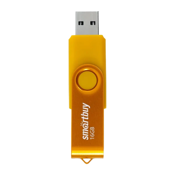 Флеш-накопитель Smartbuy Twist 16GB USB2.0 пластик желтый