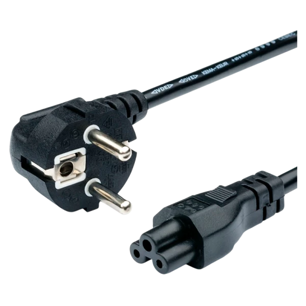Кабель питания Atcom AT15270 евровилка-IEC 320 C5 1.8м ПВХ черный (1/10/100)