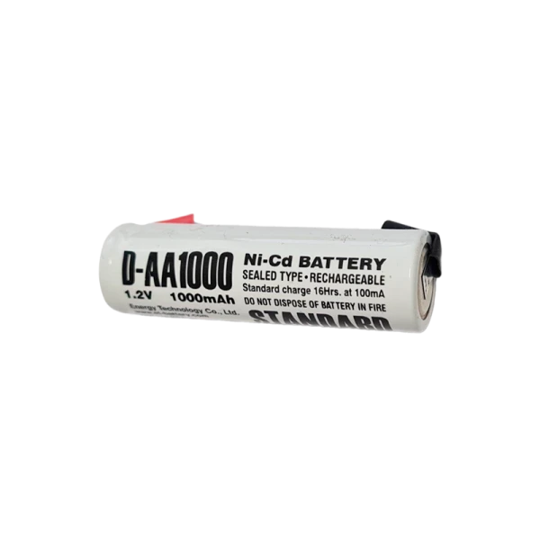 Аккумулятор ET D-AA1000-T с выводами (1/50/600)