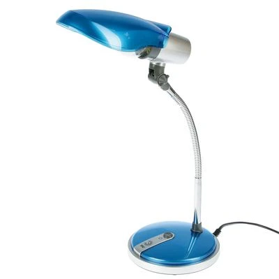 Светильник настольный ЭРА NE-301 15W 220V E27 на основании синий (1/12)