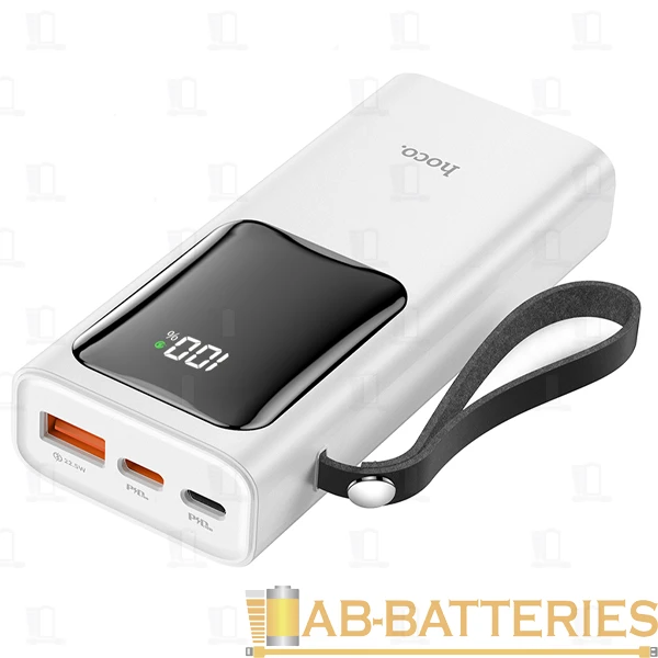 Внешний аккумулятор HOCO J41 Pro 10000mAh 3.0A 20W 1USB/Lightning/Type-C белый (1/26)