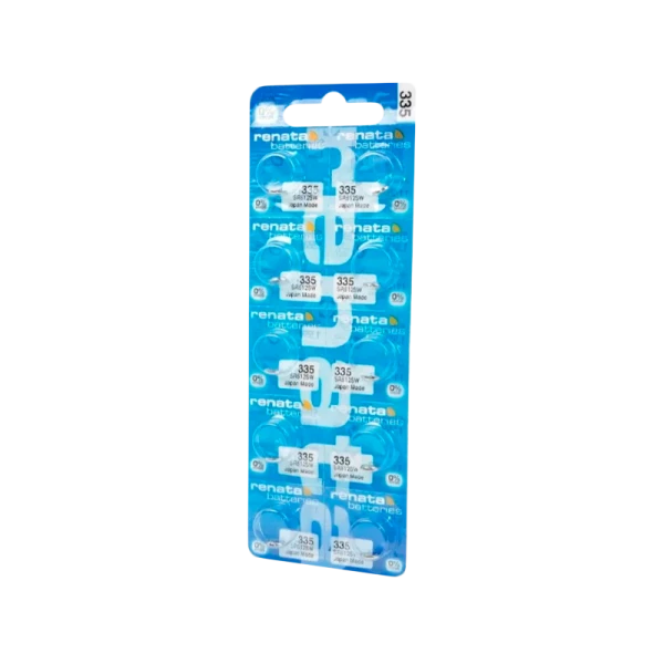 Батарейка Renata 335 (SR512SW) BL10 Silver Oxide 1.55V (10/100)