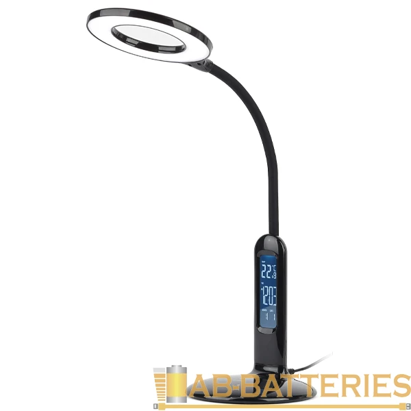 Светильник настольный ЭРА NLED-476 10W 220V на основании сенс. 5 ур.ярк. черный (1/8/72)