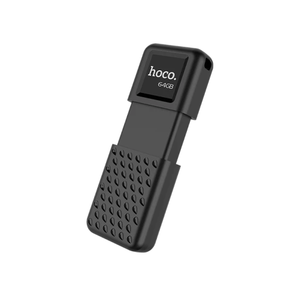 Флеш-накопитель HOCO UD6 64GB USB2.0 пластик черный (1/30/240)