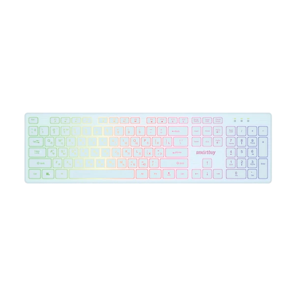Клавиатура проводная Smartbuy 305 ONE классическая USB 1.35м белый (1/10)