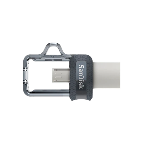 Флеш-накопитель SanDisk Ultra Android Dual Drive DD3 128GB USB3.0 microUSB (m) пластик черный
