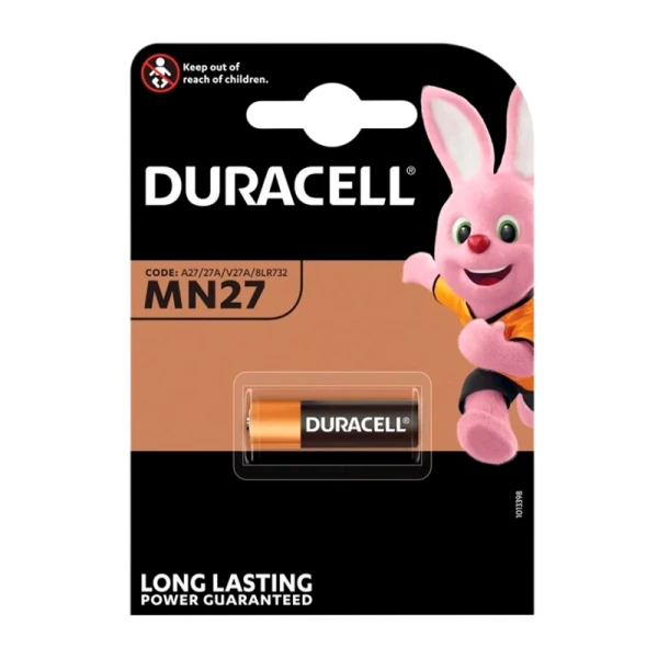 Батарейка Duracell LR27/A27/MN27 BL1 Alkaline 12V (1/10/100)