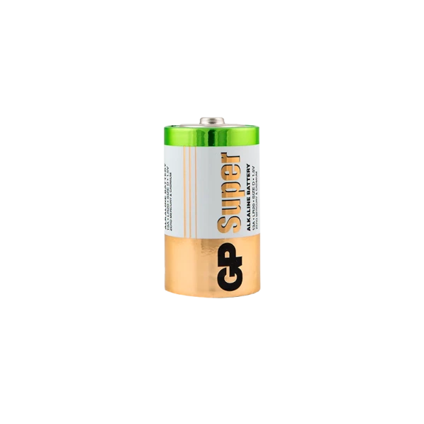 Батарейка GP Super LR20 D Shrink 2 Alkaline 1.5V (2/20/120)