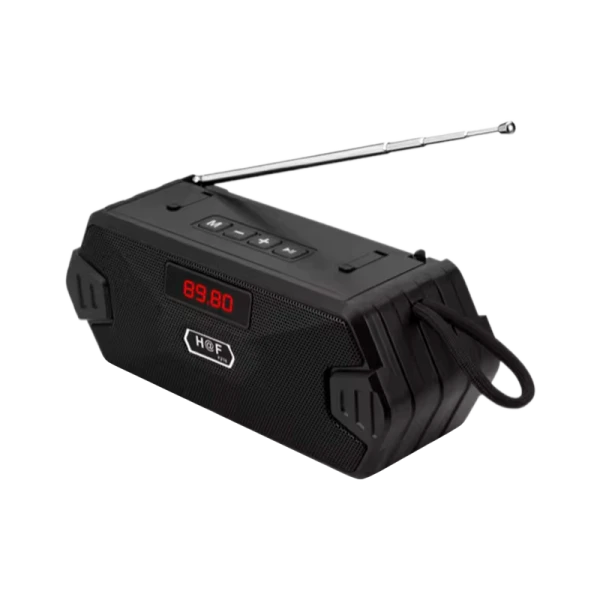 Радиоприемник HOF HF-F216 5W пластик microSD USB/Jack3.5 черный (1/80)