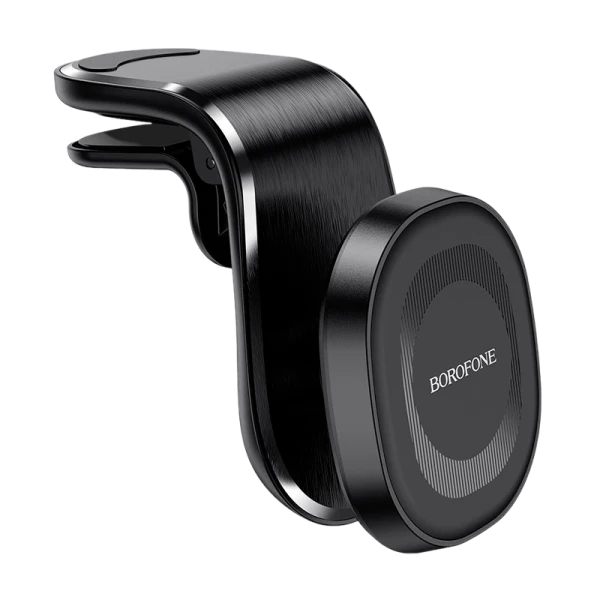 Держатель автомобильный Borofone BH40 в воздуховод магнит черный (1/140)