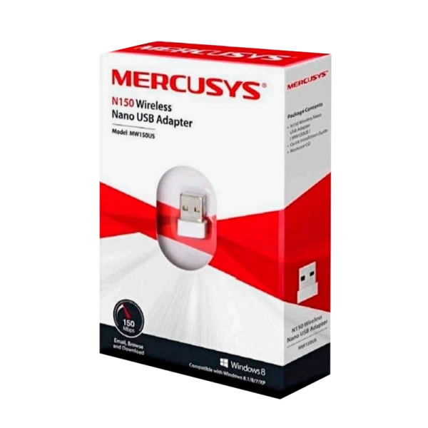 Wi-Fi адаптер Mercusys MW150US 150Мбит USB 802.11 (1/90)