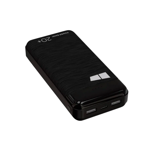 Внешний аккумулятор MORE CHOICE PB33-20 20000mAh 2.1A 2USB черный (1/10/50)