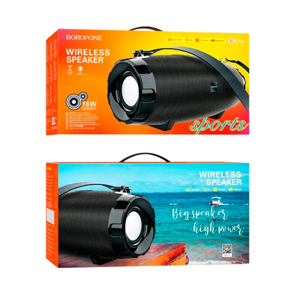 Портативная колонка Borofone BR14 bluetooth 5.0 microSD черный (1/12)