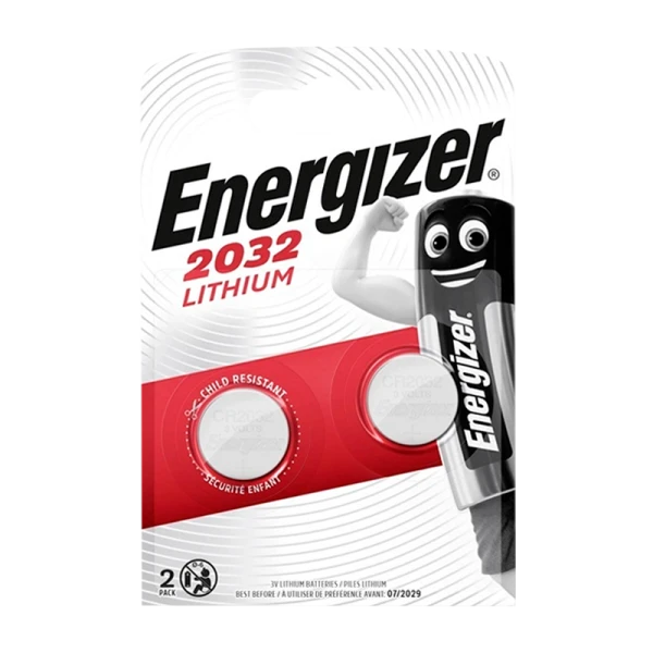 Батарейка Energizer CR2032 BL2 Lithium 3V (2/20/280)