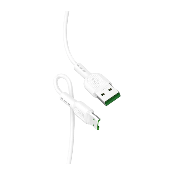 Кабель HOCO X33 USB (m)-microUSB (m) 1.0м 4.0A ПВХ белый (1/33/330)