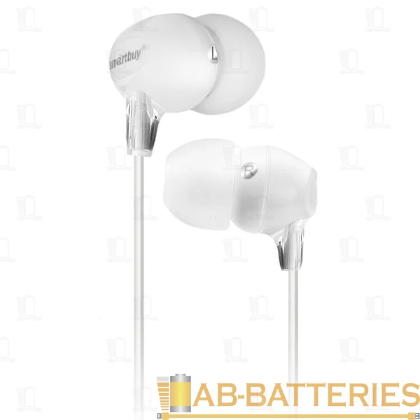 Наушники внутриканальные Smartbuy A8 белый (1/60)
