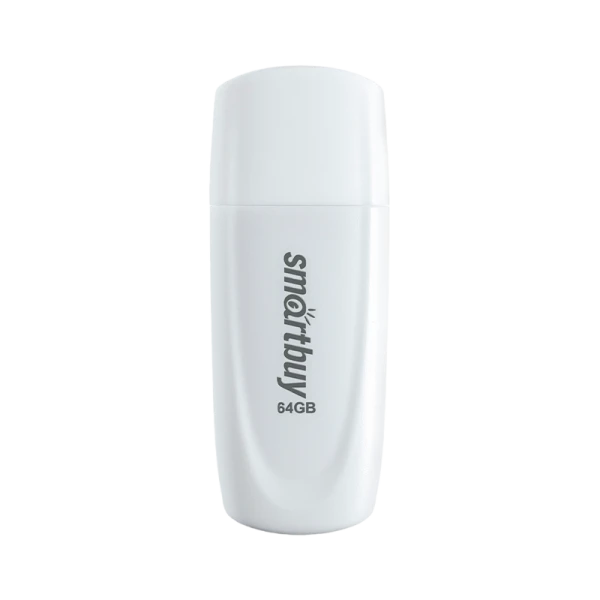Флеш-накопитель Smartbuy Scout 64GB USB2.0 пластик белый