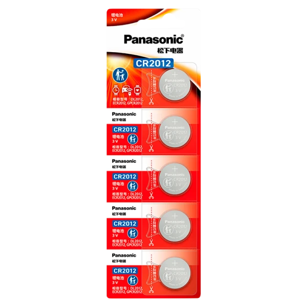 Батарейка Panasonic Power Cells CR2012 BL5 Lithium 3V CN (Китай)