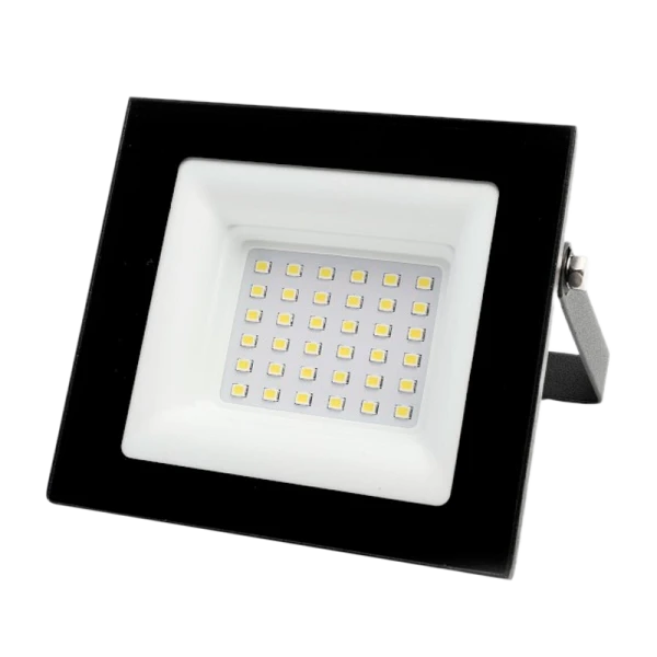 Прожектор светодиодный Ultraflash LFL-3002 C02 30W 230V IP65 6500К холодный черный (1/30)