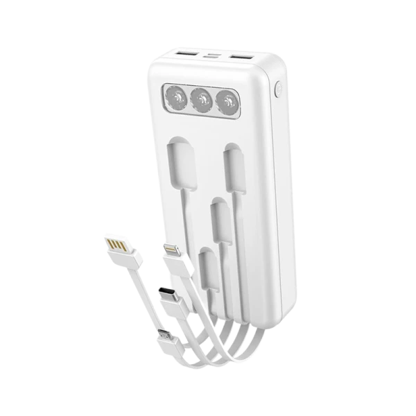 Внешний аккумулятор HOCO J77 10000mAh дисплей белый