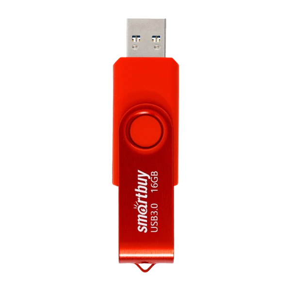 Флеш-накопитель Smartbuy Twist 16GB USB3.0 пластик красный