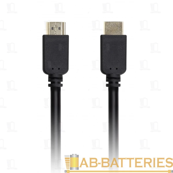 Кабель Smartbuy K-302 HDMI (m)-HDMI (m) 10.0м силикон ver.1.4 стаб.напр. черный (1/10)