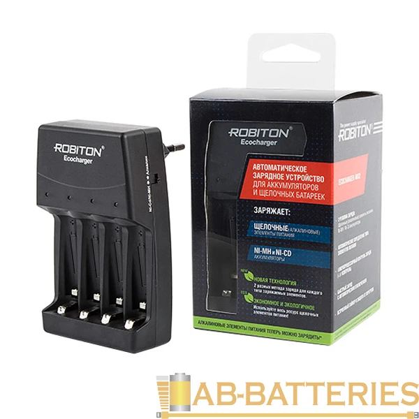 Зарядное устройство ROBITON Ecocharger AK02