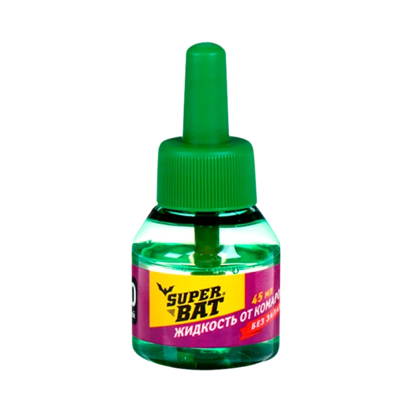 Жидкость от комаров SuperBAT 60 ночей 45мл (1/24)