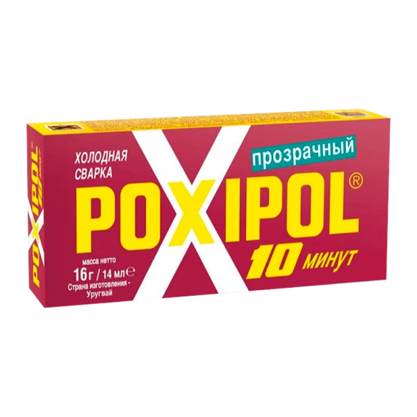 Клей Poxipol эпоксидный 14мл двухкомпонентный прозрачный (1/6/60/240)