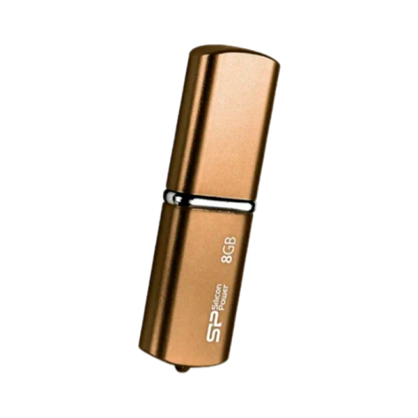 Флеш-накопитель Silicon Power LuxMini 720 8GB USB2.0 пластик бронзовый
