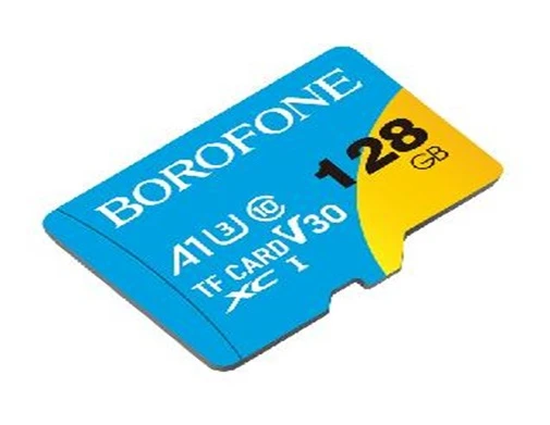 Карта памяти microSD Borofone 128GB Class10 A1 UHS-I (U3) 100 МБ/сек V30 (1/100)