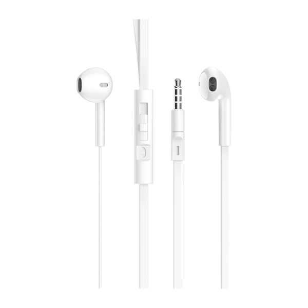 Наушники вставные Borofone BM23 с микр. белый (1/36/144)